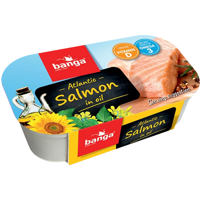 Zalm in olie